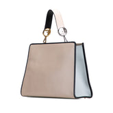 フェンディ ラナウェイ ハンドバッグ ショルダーバッグ 2WAY 8BH343 ベージュ アイボリー ブラック レザー レディース FENDI 【中古】